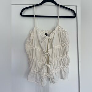 H&M white top